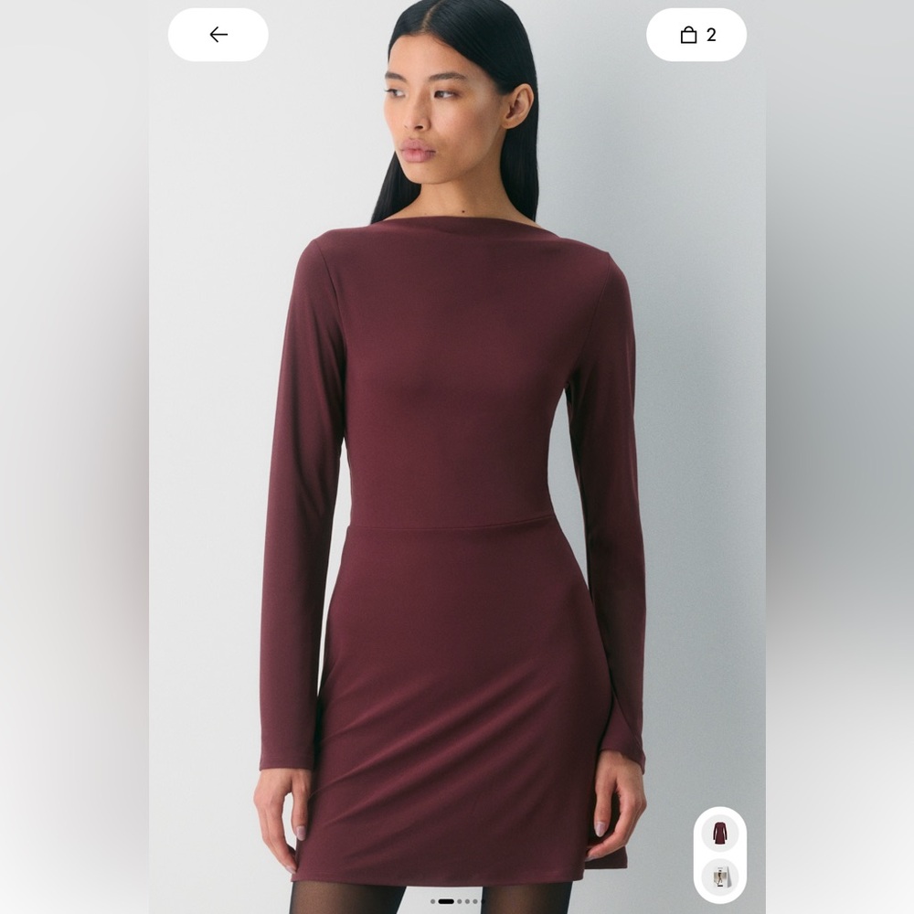Aritzia Swan Dress | Size XS & M | Cardamon - Picture 3 of 9